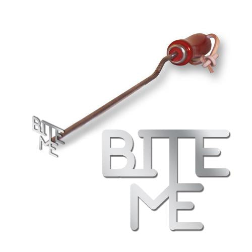 Bite Me BBQ Branding Iron with Cedar Gift Box