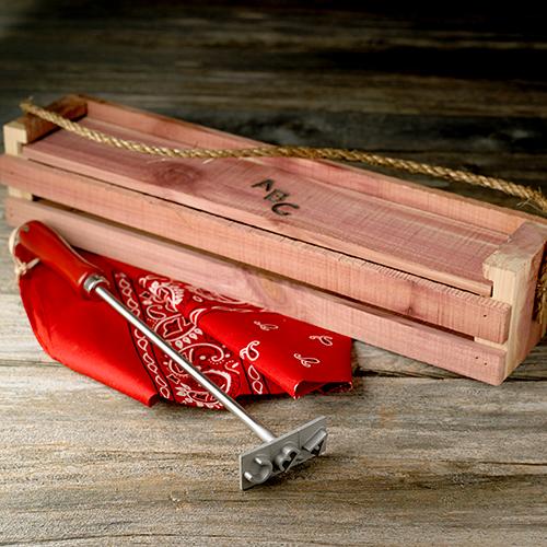HeatBacker Branding Iron with Cedar Gift Box