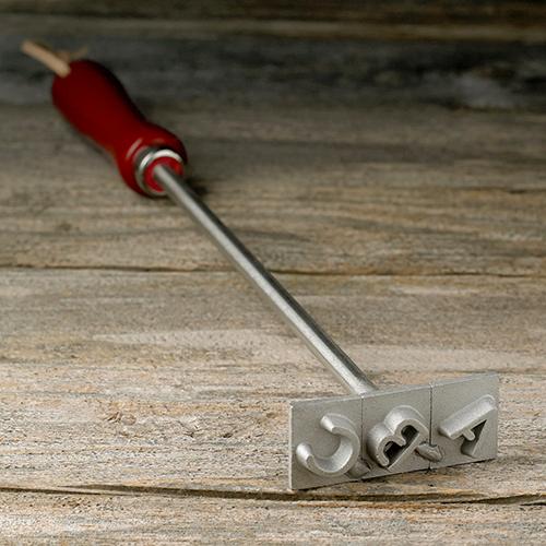 HeatBacker Branding Iron with Cedar Gift Box