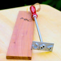 HeatBacker Branding Iron with Cedar Hanging Board