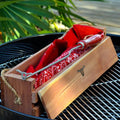 Longhorn BBQ Branding Iron w/ Cedar Gift Box