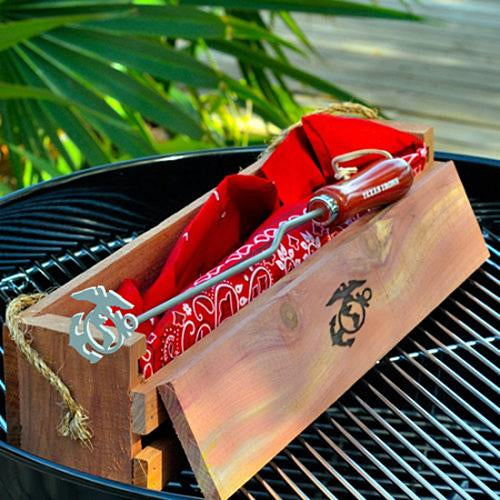 Marines Branding Iron Gift Set