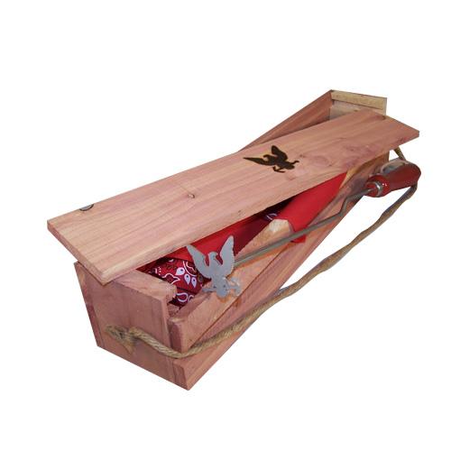 Navy Branding Iron Gift Set