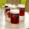 Personalized Beer Mugs - Set of 4 (Monogrammed)