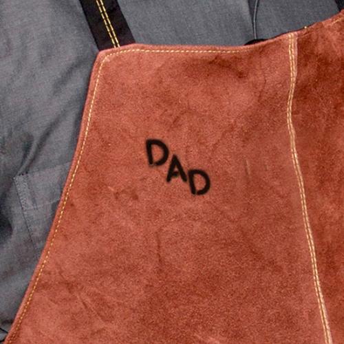 Personalized Leather BBQ Grilling Apron (Branded)