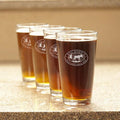 Personalized Pint Glasses - Set of 4 - Etched