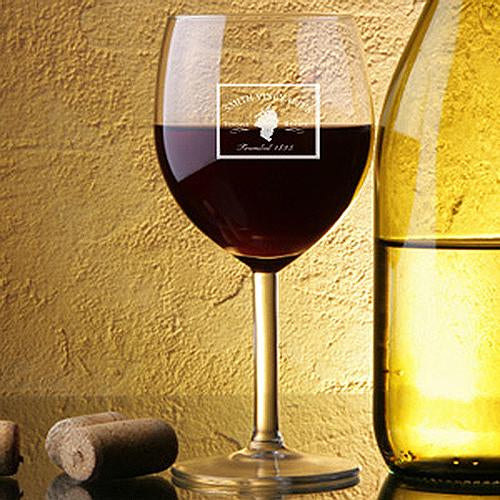Personalized Wine Glasses - Set of 4 - Etched