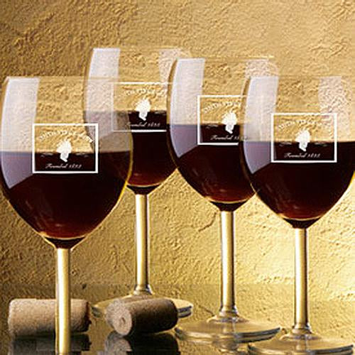 Personalized Wine Glasses - Set of 4 - Etched