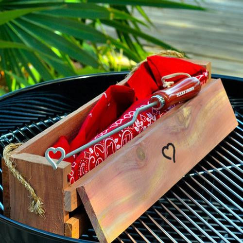 Single Heart BBQ Branding Iron