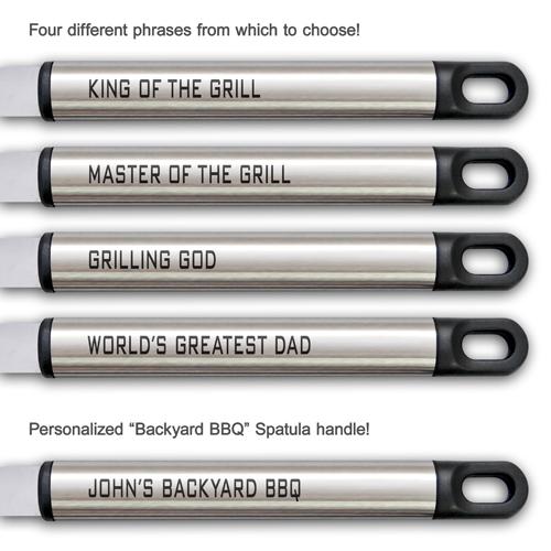 Stainless Steel Personalized Grilling Tool Set