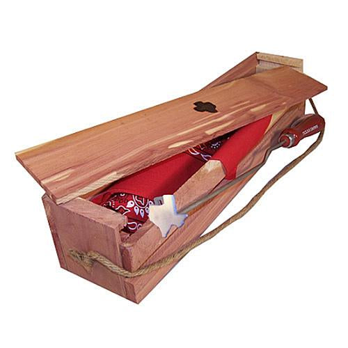 State of Texas BBQ Branding Iron with Cedar Gift Box