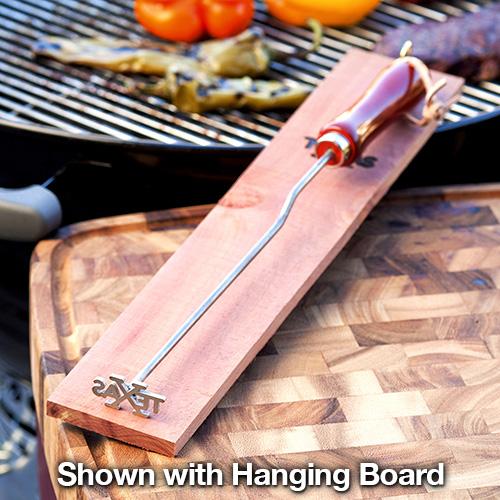 Texas Word BBQ Branding Iron