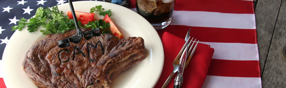 Texas Irons hero - branded steak iron